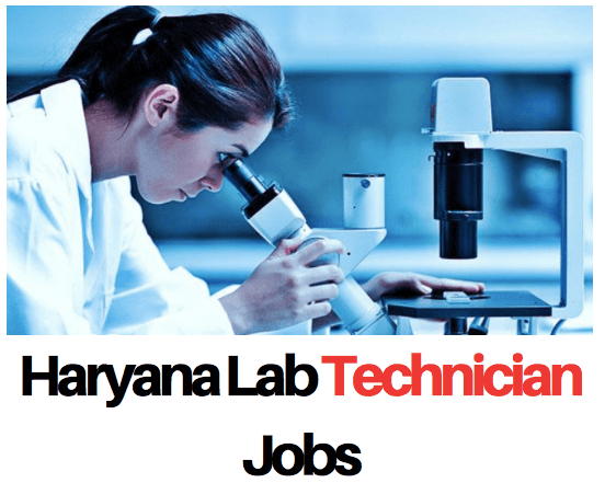 Haryana Lab Technician Vacancy 2020