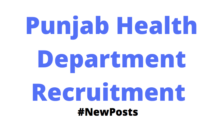 Punjab Health Department Vacancy